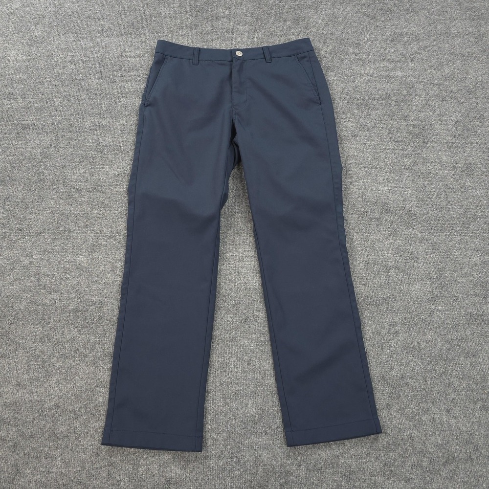 Bonobos Pants Mens 32x30 Blue Highland Golf Slim Fit Performance Chino Golfing
